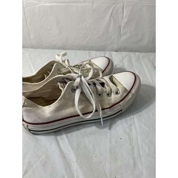 Converse ALL STAR White Canvas Lows Size 6.5 - Picture 12 of 13